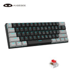 Magegee Star61 60% Mechanical Gaming Keyboard - 3-Mode Connectivity, RGB Backlit, Hot-Swappable Custom Switches, Dye-Sub PBT Keycaps, and Interchangeable Keycaps for Ultimate Personalization