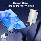 Outdoor Mini Projector 4K Decoding Portable Projector with 5G Wifi 6 & BT 5.0 720P Full HD 160 ANSI Lumens Portable Home Theater for Phone/Tv Stick/Laptop