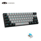 Magegee Star61 60% Mechanical Gaming Keyboard - 3-Mode Connectivity, RGB Backlit, Hot-Swappable Custom Switches, Dye-Sub PBT Keycaps, and Interchangeable Keycaps for Ultimate Personalization