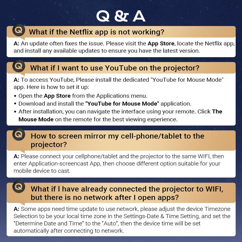 Outdoor Mini Projector 4K Decoding Portable Projector with 5G Wifi 6 & BT 5.0 720P Full HD 160 ANSI Lumens Portable Home Theater for Phone/Tv Stick/Laptop